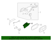 Genuine Porsche parts diagram