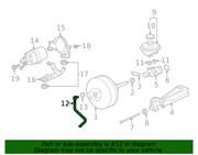 Genuine Porsche parts diagram