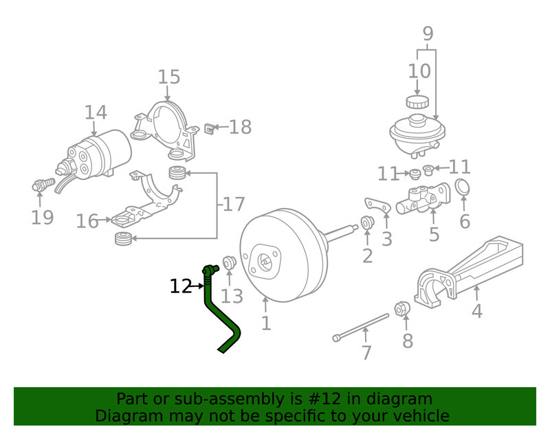 Genuine Porsche parts diagram