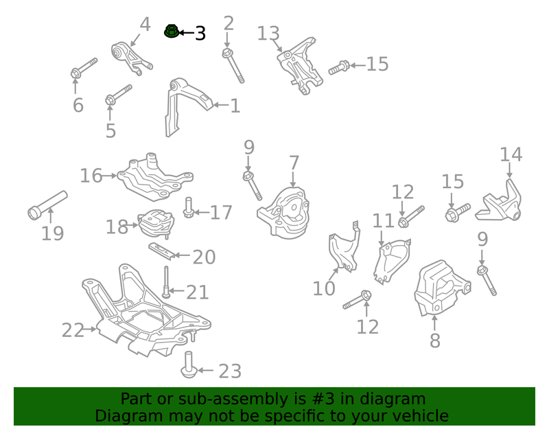 Genuine Porsche parts diagram