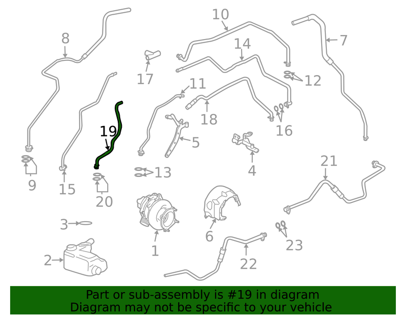 Genuine Porsche parts diagram