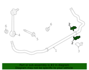 Genuine Porsche parts diagram