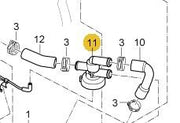 Genuine Porsche parts diagram
