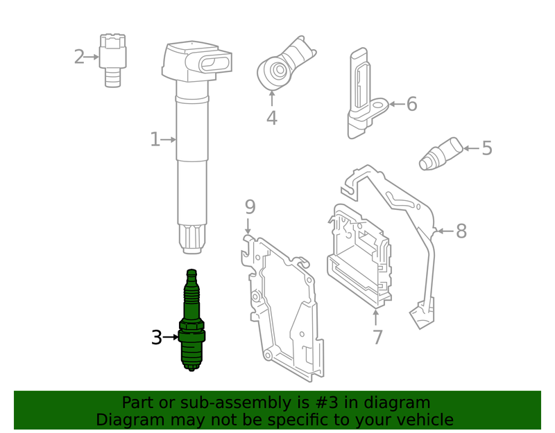 Genuine Porsche parts diagram