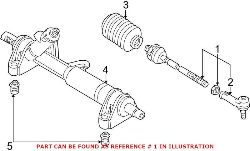 Tie Rod Assembly – Front Passenger Side