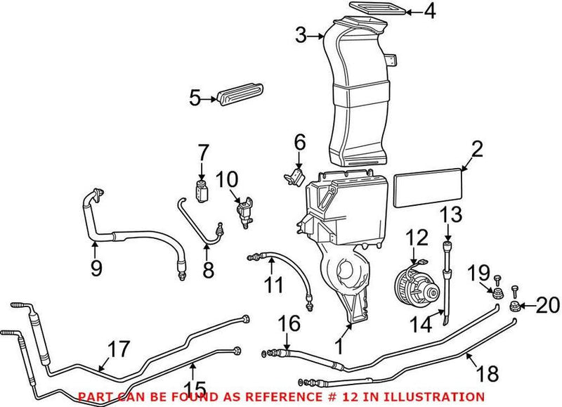 VW Heater Fan Motor 701819021B
