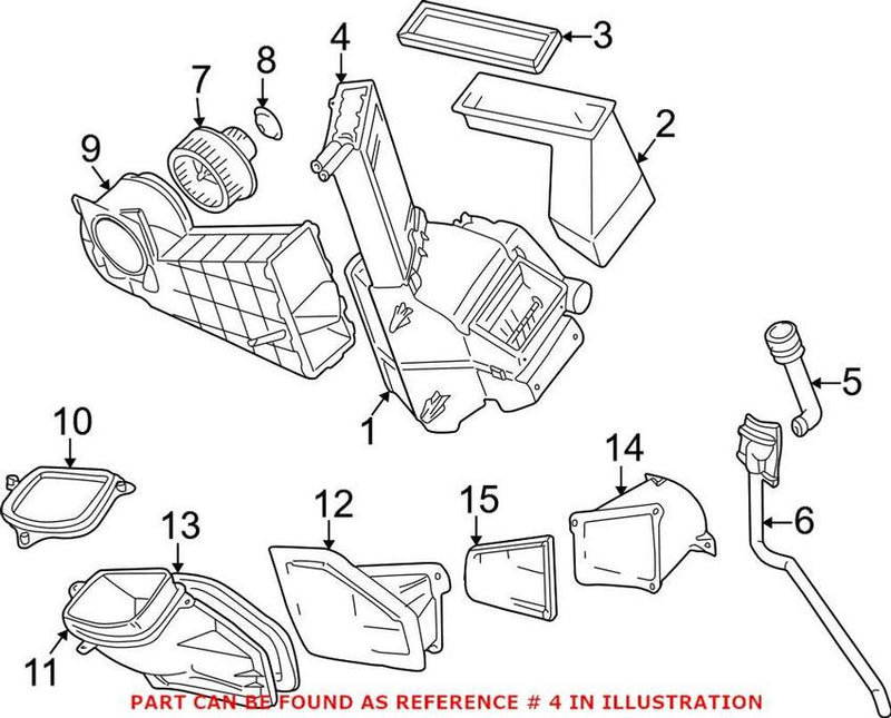 VW Heater Core 701819031A