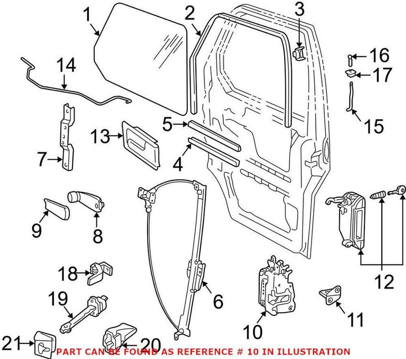 Door Latch Assembly – Front Driver Side