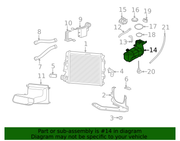 Genuine Porsche parts diagram