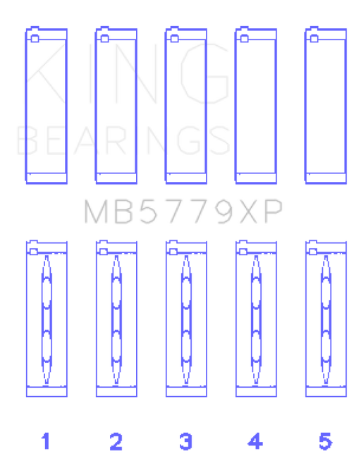 KING ENGINE BEARINGS MB5779XP