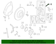 Genuine Porsche parts diagram
