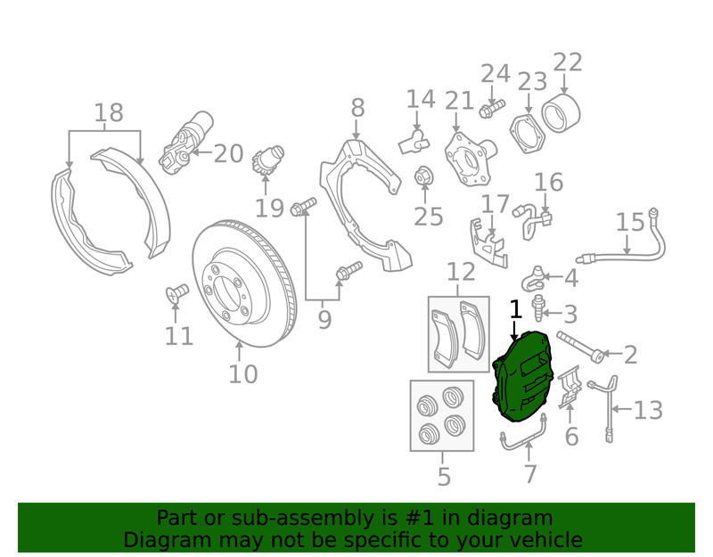 Part can be found as reference #1 in illustration