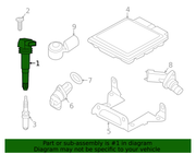 Genuine Porsche parts diagram