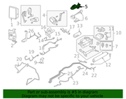 Genuine Porsche parts diagram