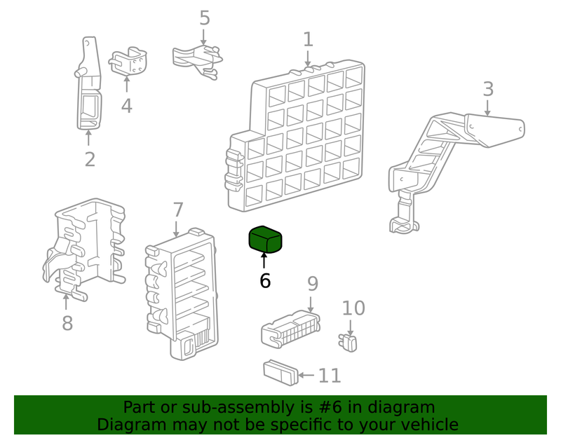Genuine Porsche parts diagram