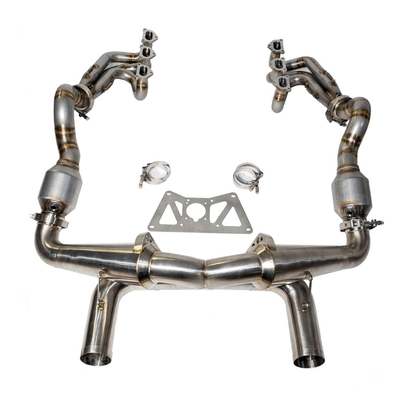 718 GT4/GTS/Spyder Inconel Megaphone Muffler Delete "Crack Pretzel"