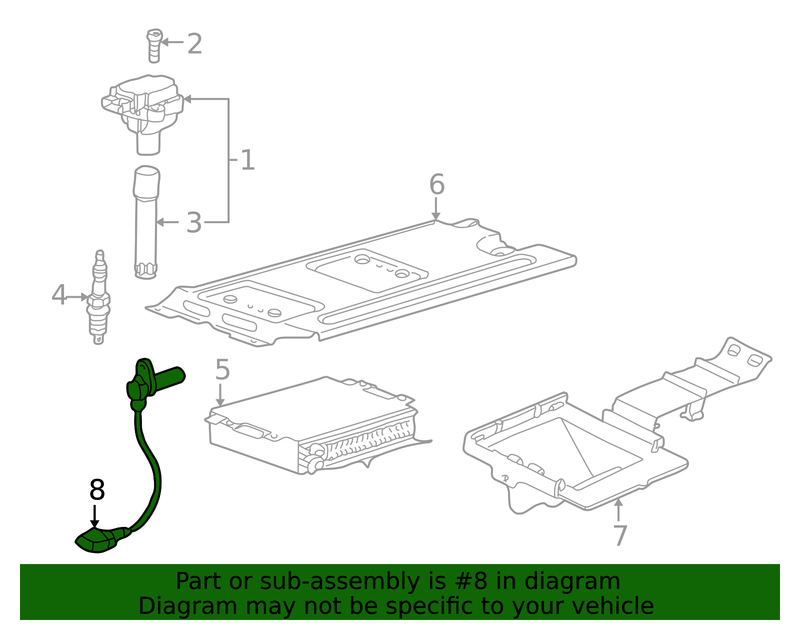 Genuine Porsche parts diagram