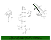 Genuine Porsche parts diagram