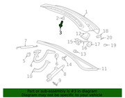 Part can be found as reference #3 in illustration