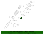 Genuine Porsche parts diagram