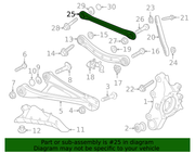 Genuine Porsche parts diagram