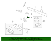 Genuine Porsche parts diagram