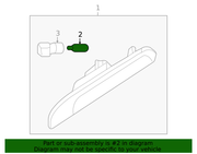 Genuine Porsche parts diagram