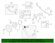 Genuine Porsche parts diagram