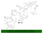 Part can be found as reference #19 in illustration