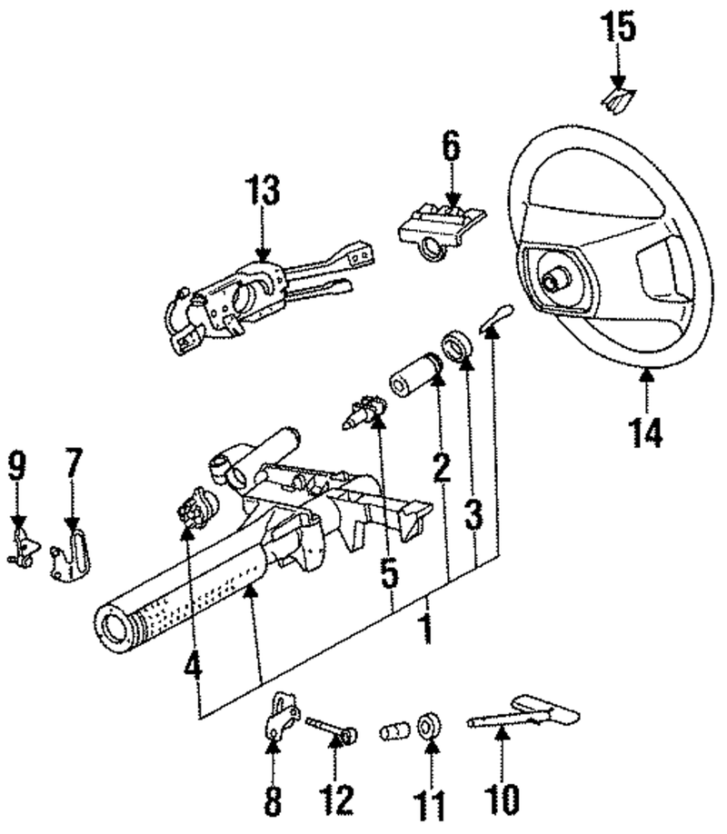 Genuine Porsche parts diagram