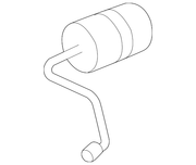 Genuine Porsche parts diagram