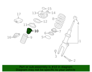 Genuine Porsche parts diagram