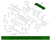Genuine Porsche parts diagram