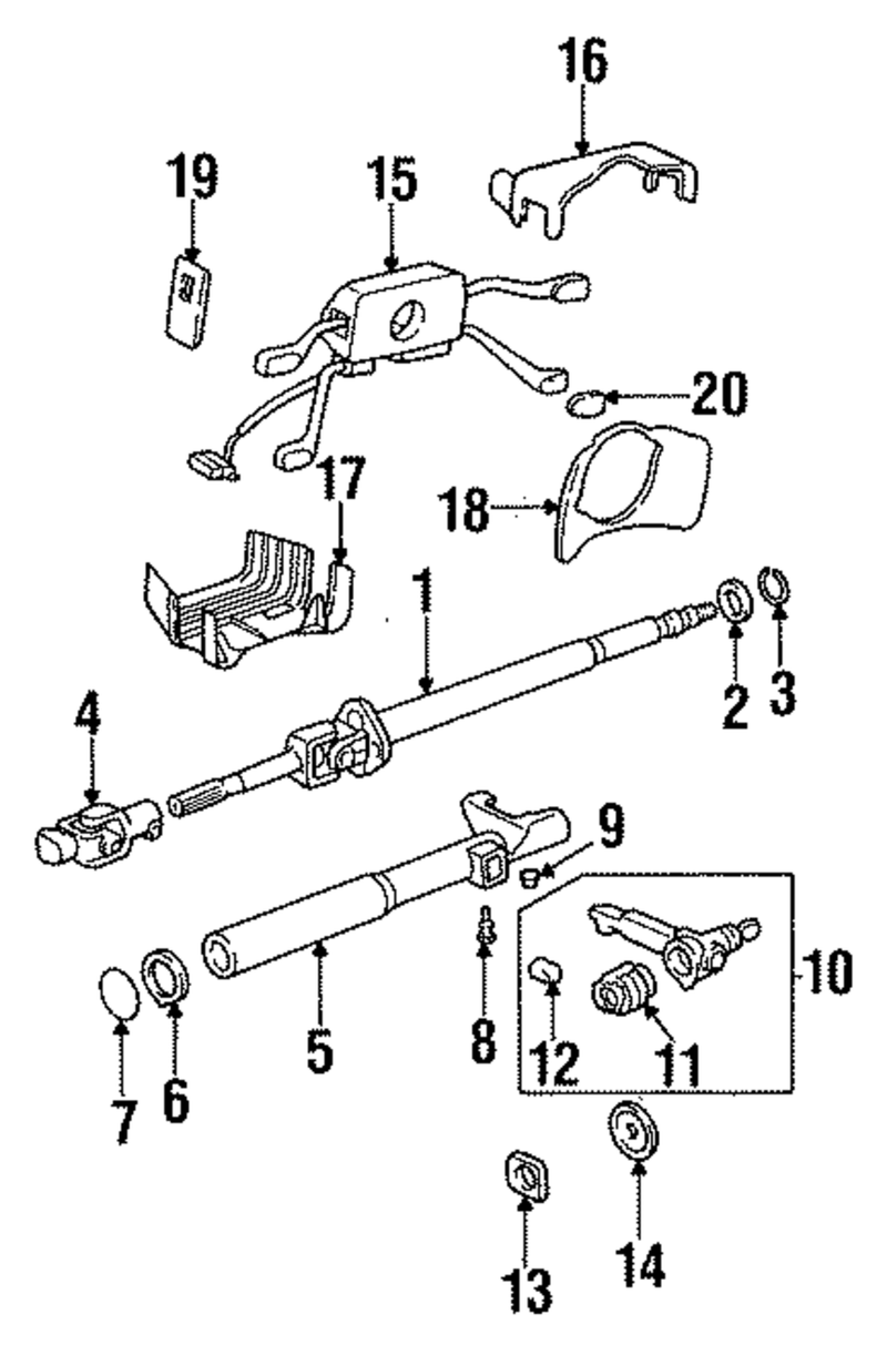 Genuine Porsche parts diagram