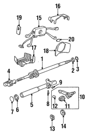 Genuine Porsche parts diagram