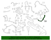 Genuine Porsche parts diagram