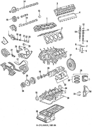 Genuine Porsche parts diagram