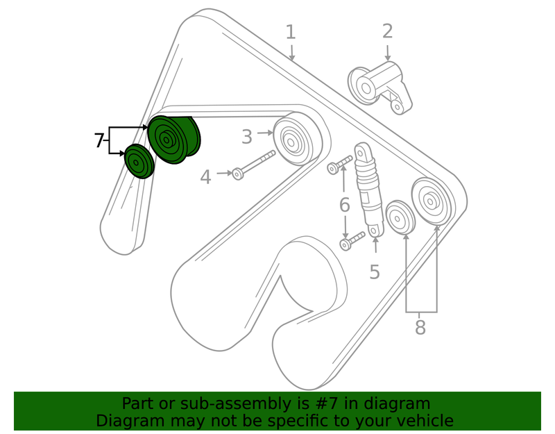 Genuine Porsche parts diagram