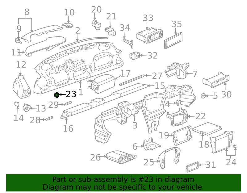 Genuine Porsche parts diagram