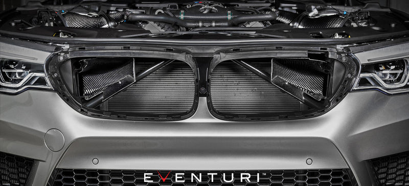 Eventuri Black Carbon Intake With Shroud Set For BMW F90 M5 - EVE-F9XM5M8-CF-INT