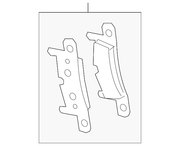 Genuine Porsche parts diagram