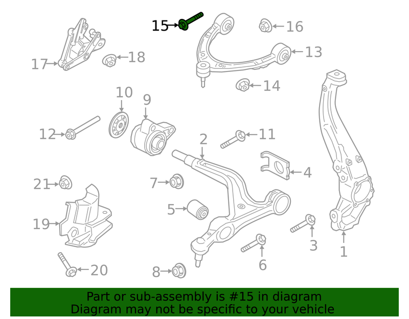Genuine Porsche parts diagram