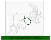 Genuine Porsche parts diagram