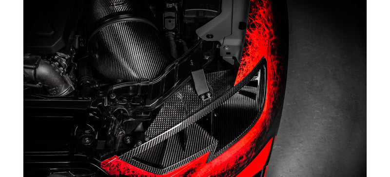 Eventuri Carbon Headlamp Race Ducts For Audi RS3 Stage 3 Intake - EVE-ST38V8S-CF-HDP