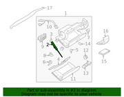 Genuine Porsche parts diagram