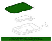 Genuine Porsche parts diagram