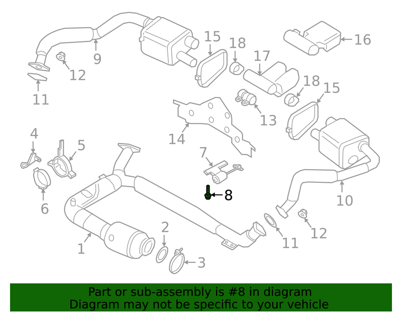 Genuine Porsche parts diagram