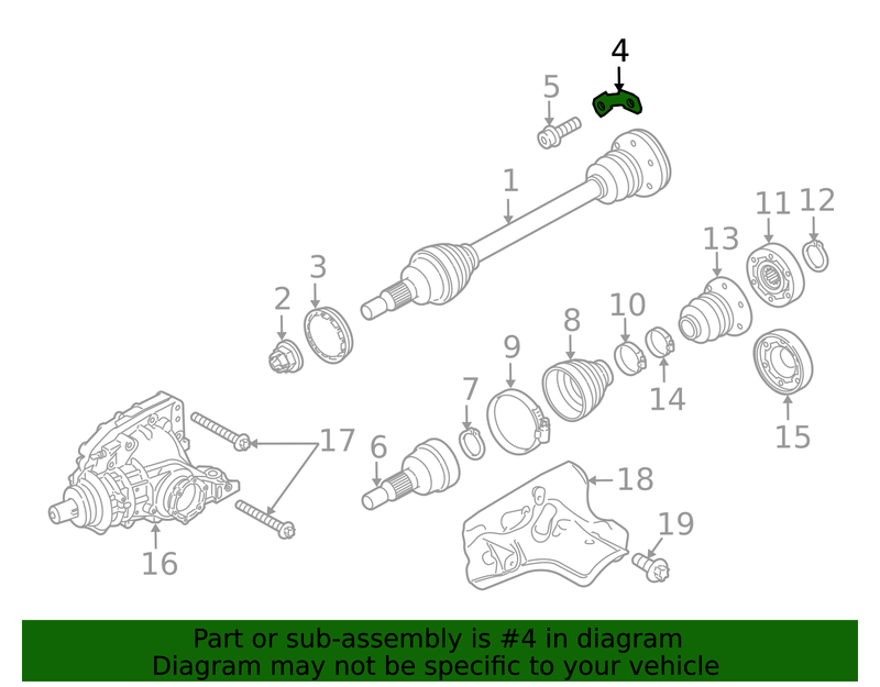 Genuine Porsche parts diagram