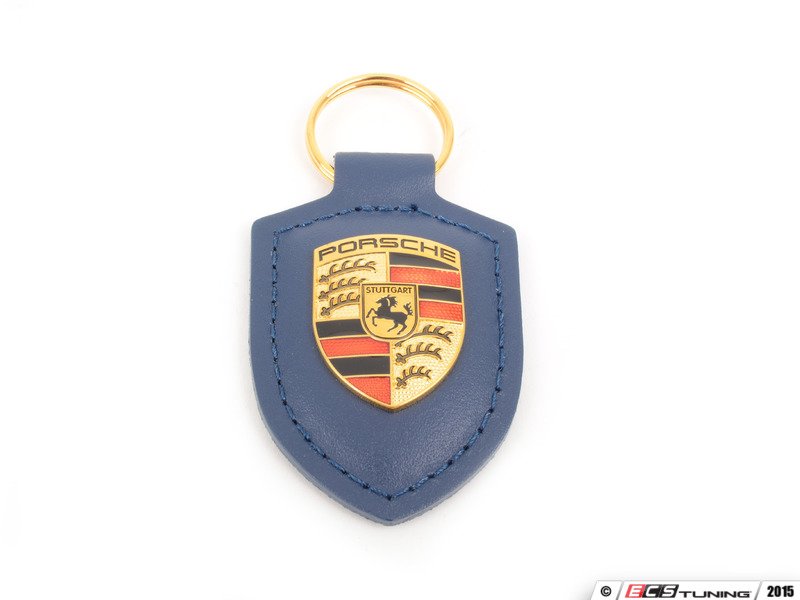 Dark Blue Crested Key Fob