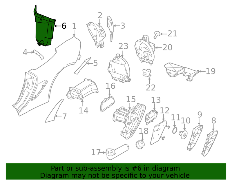 Genuine Porsche parts diagram